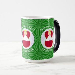 Mug Magic Drapeau autrichien Ange de Noël personnalisé