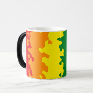 Mug Magic Drapeau de fierté gay arc-en-ciel mosaïque abstrai