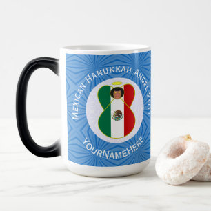 Mug Magic Drapeau de Hanukkah de l'ange mexicain personnalis