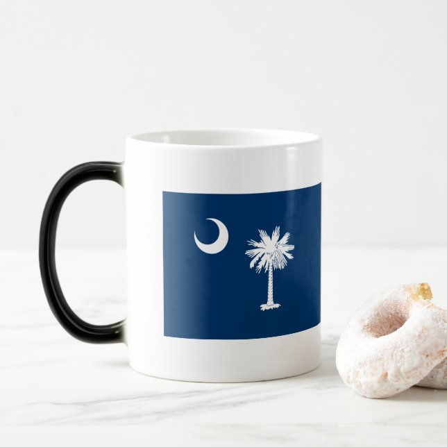 Mug Magic Drapeau de la Caroline du Sud (Avec donut)