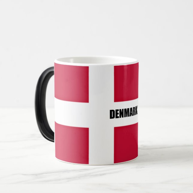 Mug Magic Drapeau du Danemark (Devant gauche)