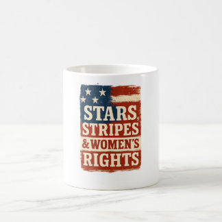 Mug Magic Drapeau en détresse Stars, Stripes & Droits des Fe