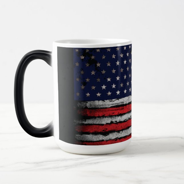 Mug Magic Drapeau Grunge U.S.A (Gauche)