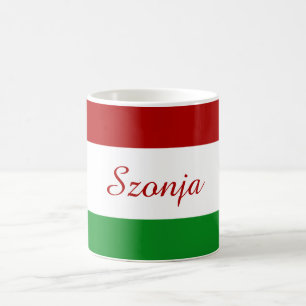 Mug Magic Drapeau hongrois personnalisé