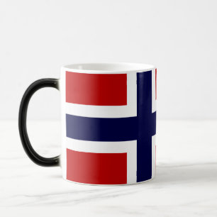 Mug Magic Drapeau norvégien - Kongeriket Norge - Norsk Flag