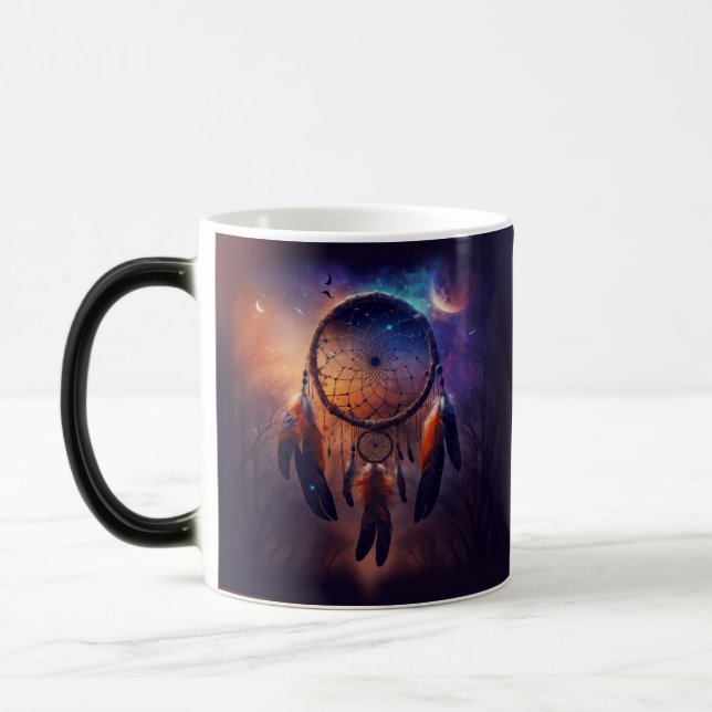 Mug Magic Dreamcatcher dans la forêt (Gauche)