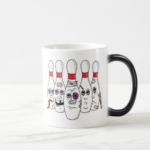 Mug Magic Drôle Beat Up Bowling Pins