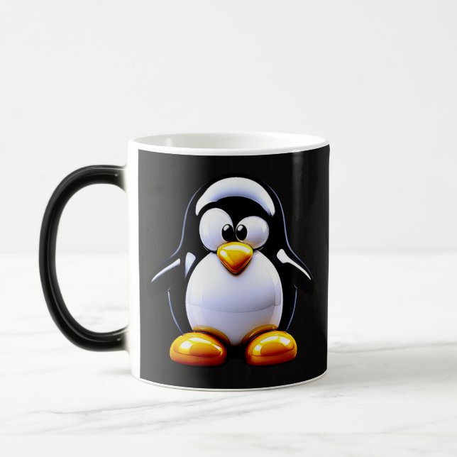 Mug Magic Drôle café Penguin (Gauche)