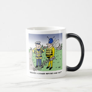 Mug Magic Drôle caricature de la police de la circulation au