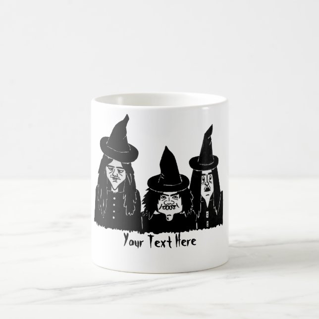 Mug Magic drôle éffrayante sorcière noire effrayante hallowe (Centre)