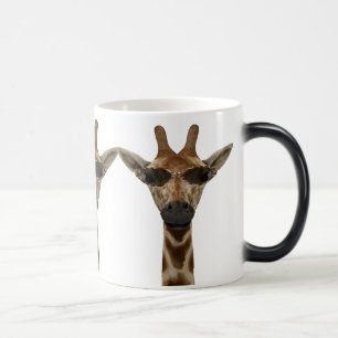Mug Magic Drôle Giraffe Incognito Avec Lunettes De Soleil B