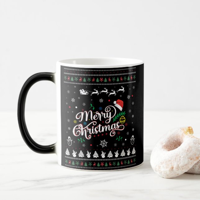 Mug Magic Drôle Mauvais Joyeux Noël (Avec donut)