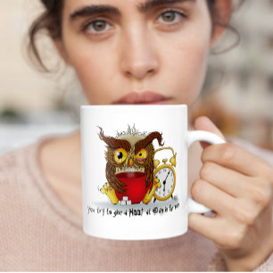 Mug Magic Drôle Morning Cranky Owl