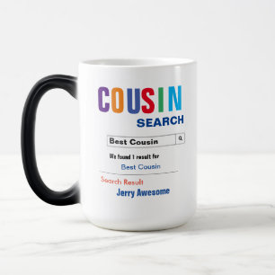Mug Magic Drôle personnalisé Meilleur cadeau Cousin