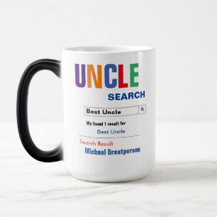 Mug Magic Drôle personnalisé meilleur cadeau Oncle