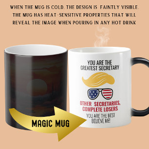 Mug Magic Drôle Trump meilleur secrétaire