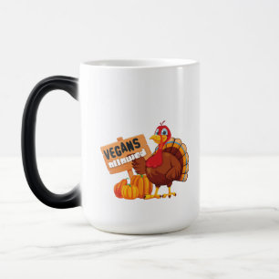 Mug Magic Drôle Vegans Thanksgiving permis!
