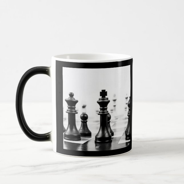Mug Magic Échecs N&B (Gauche)