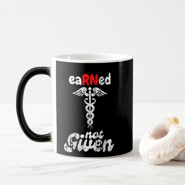 Mug Magic Ecole de médecine de deuxième cycle gagnée pas don (Avec donut)