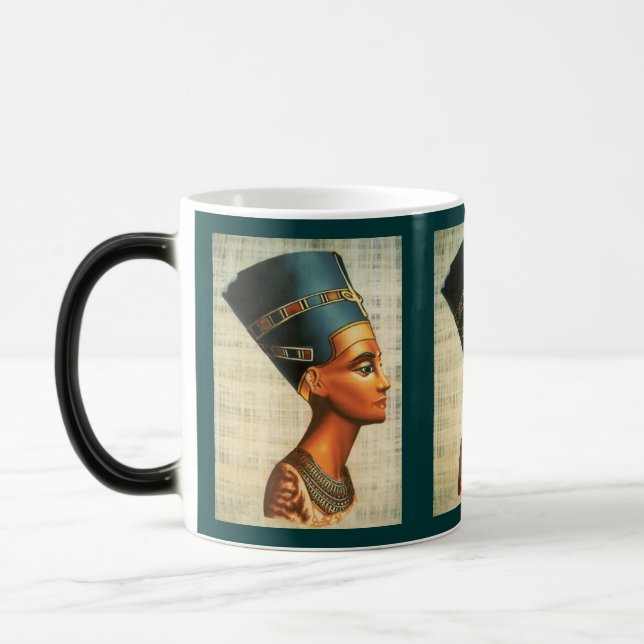 Mug Magic Egyptica Queen Nefertiti Ancienne Histoire Boire (Gauche)