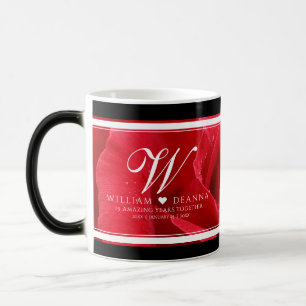 Mug Magic Élégant 15e 26e 36e anniversaire de Mariage Rose