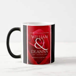 Mug Magic Élégant 15e 26e 36e anniversaire de Mariage Rose