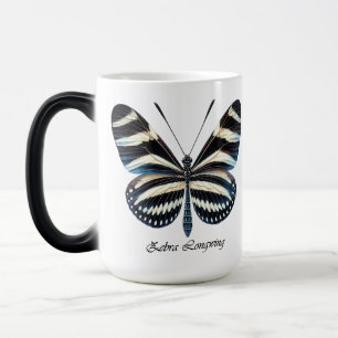 Mug Magic Élégant Papillon à Longues Ailes de Zèbre Wrap 