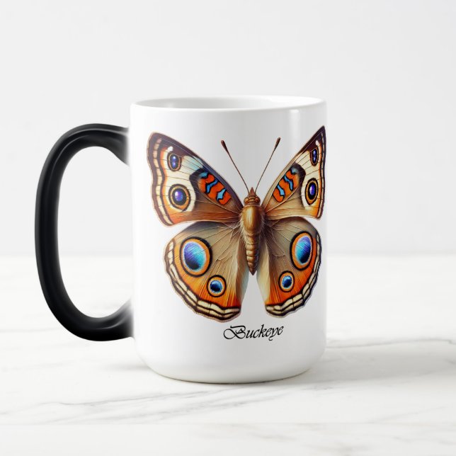 Mug Magic Élégant Papillon Buckeye Wrap  (Gauche)