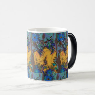 Mug Magic Élégante adoption florale avec soleil et oeil