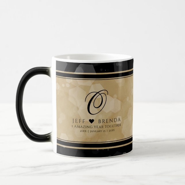 Mug Magic Élégante fête du 1er anniversaire du Mariage de pa (Gauche)