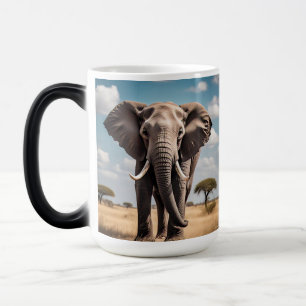 Mug Magic Eléphant africain majestueux