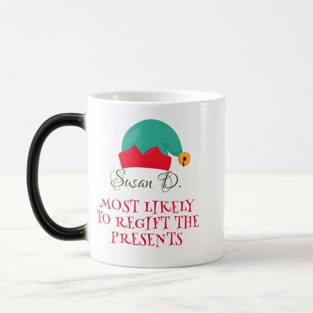 Mug Magic Elf Est Très Susceptible De Redonner Le Noël Actue (Gauche)