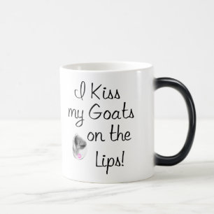 Mug Magic Embrasse Mes chèvres Drôle Chèvre Sayons