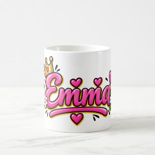 Mug Magic Emma Coffee Mug, Personalized Olivia Name Cup