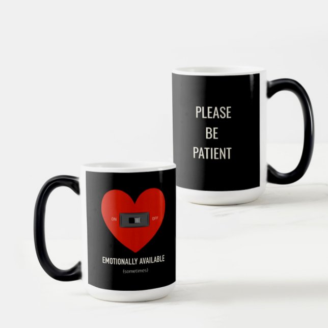 Mug Magic Emotionally available  (Créateur téléchargé)