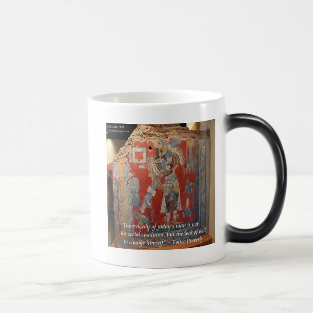 Mug Magic Empire Tolèque Graphique & Proverbe Célèbre (Droite)