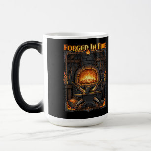 Mug Magic Enclume et épées de forge de forgeron épique Art f