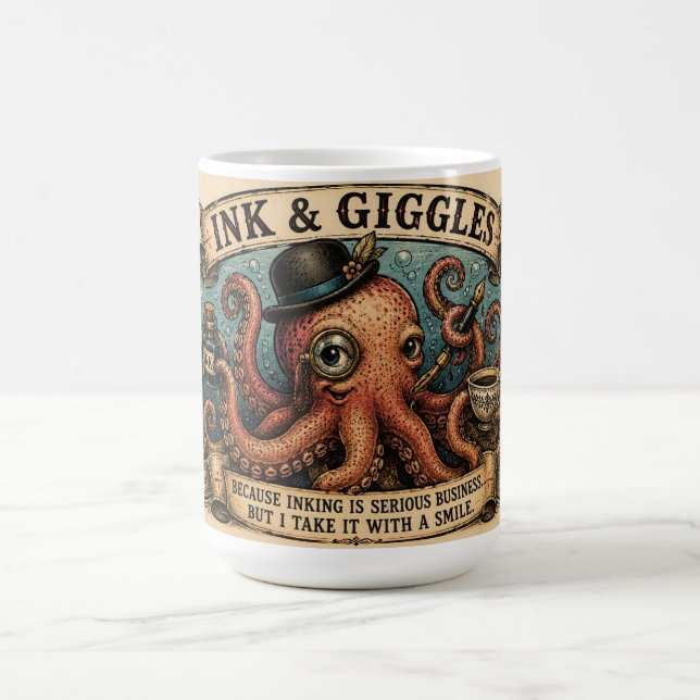 MUG MAGIC ENCRE ET RIRE (Centre)