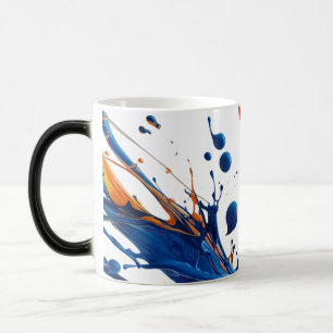 Mug Magic Énergie audacieuse - Bleu dynamique et Abstraite o