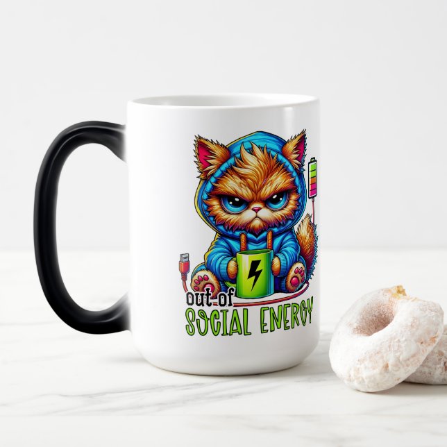 Mug Magic Énergie sociale (Avec donut)