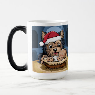 Mug Magic Enfant de houx adoré par un Terrier du Yorkshire