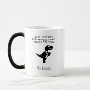 Mug Magic Enseignant sorcier de mots de quartier amical