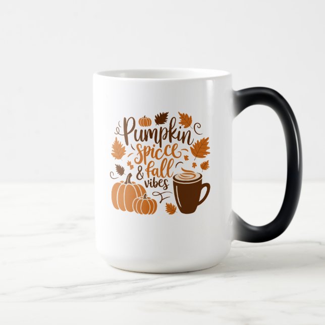 Mug Magic Épice de citrouille et ambiance automnale (Droite)