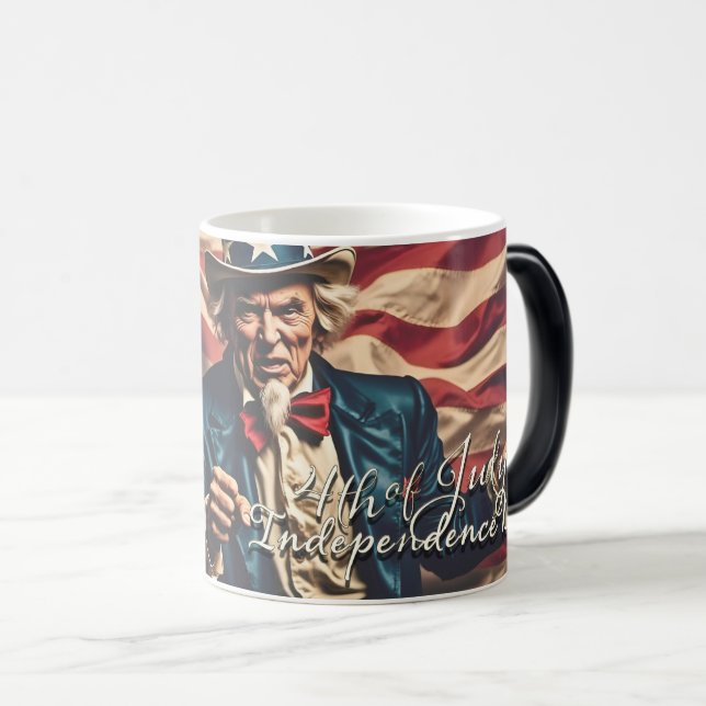 Mug Magic Esprit de liberté en rouge, blanc et bleu (Devant droit)