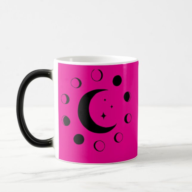 Mug Magic étoile du matin céleste rose (Gauche)