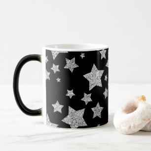 Mug Magic Étoiles d'argent parkly vacances motif de Noël