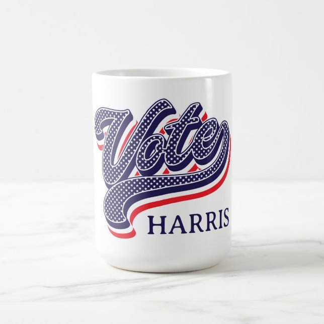 Mug Magic Étoiles et tripes électorales personnalisées (Centre)