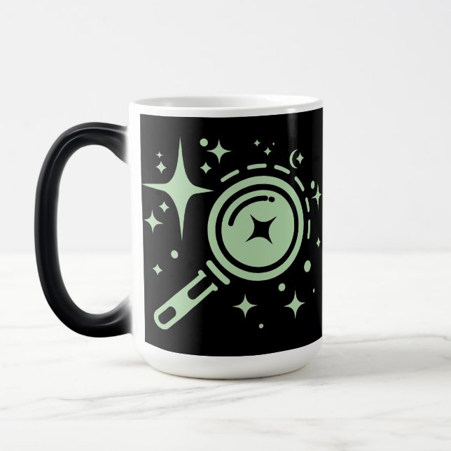 Mug Magic étoiles étincelantes, balise de l'ère numérique sa (Gauche)
