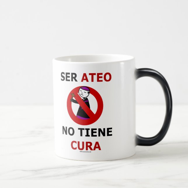 Mug Magic Être athée il n'a pas prêtre (Droite)