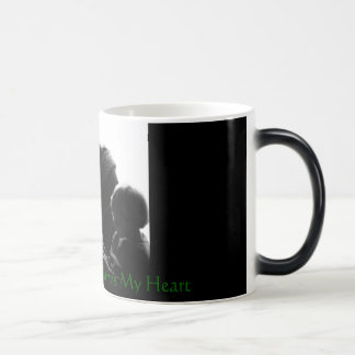 Mug Magic Être avec vous chauffe mon coeur